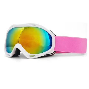 Мъже Жени Двуслоен обектив Ски очила против мъгла Зимни спортове на открито UV защита Големи очила за сняг Сноуборд очила Gear