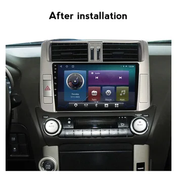 AI Voice 4G Net За Toyota Land Cruiser Prado 150 2009 -2013 Автомобилно радио мултимедиен рекордер Навигация GPS Android Auto Bluetooth