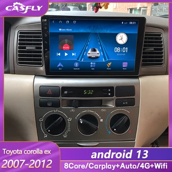 Android автомобилен радио мултимедиен плейър за Toyota Corolla E120 130 2000-2004 BYD F3 навигация GPS Carplay сензорен екран автоматично стерео