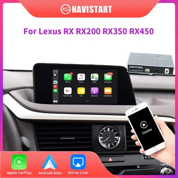 NAVISTART Wireless CarPlay за Lexus RX 2016-2019 с Android Auto Mirror Link AirPlay Car Play Функции