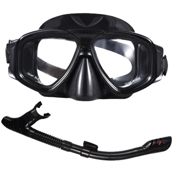 Професионални водолазни маски Комплект за гмуркане с шнорхел Силиконова пола за възрастни Очила против мъгла Очила Оборудване за басейни