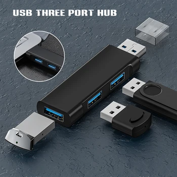 Безжичен USB хъб разширения компактен и универсален USB хъб за въздух / мини преносим компютър