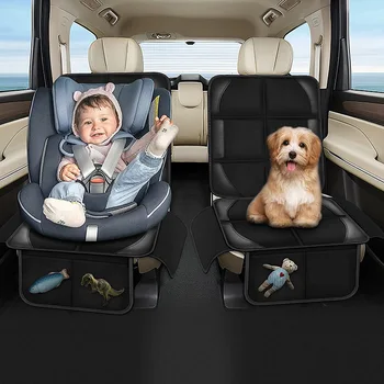 1/2 Pack Протектор за столче за кола за възглавница за детска седалка за кожени и текстилни седалки с най-дебела подложка и неплъзгаща се подложка