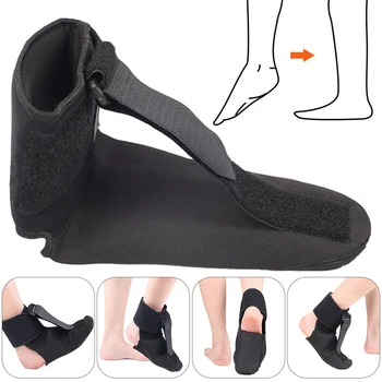 Foot Drop Orthotic Brace Soft Plantar Fasciitis Relief Splint Pain Relief Anti-Slip for Plantar Fasciitis & Achilles Tendonitis