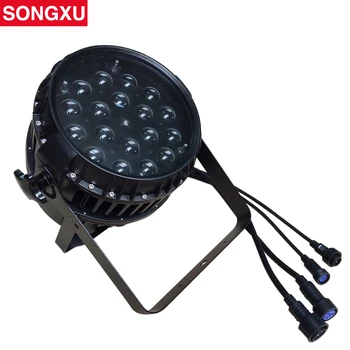  SONGXU ZOOM функция 18 * 10W LED RGBW 4in1 IP65 водоустойчив Par Light Stage Par Cans / SX-PL1810Z