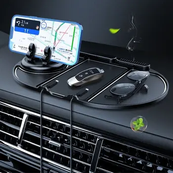 Силиконова кола против хлъзгане Мат ABS Auto Phone Holder Ново табло за кола подложка за кола