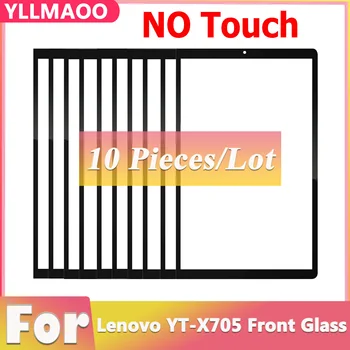 10 бр. Ново 10.1 инчово външно стъкло за Lenovo Yoga Smart Tab YT-X705 YT-X705F YT-X705L YT-X705X екран преден капак външен панел