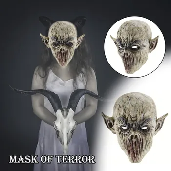 реалистичен латекс цяло лице страховито чудовище шапки ужас страшно маска Хелоуин парти чудовище маска 2023 ужас смешни маски