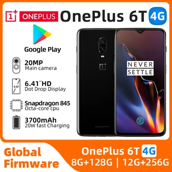 Oneplus 6T мобилен телефон 4G LTE 6.41